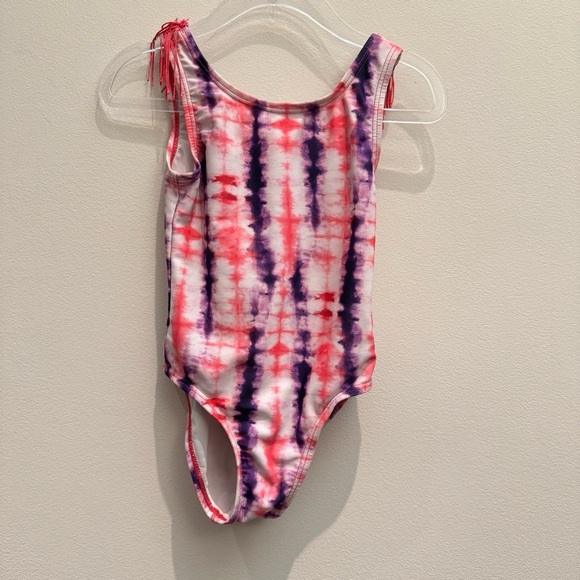 Andy & Evan Pink and Purple Tie-Dye Swimsuit 2T - Picture 3 of 5